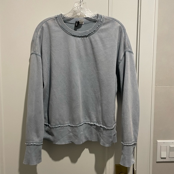 H&M Tops - H&M Light Blue Sweatshirt